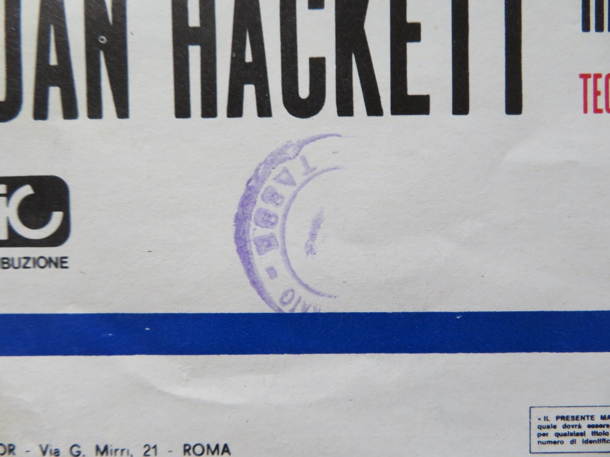 THE TERMINAL MAN ITALIAN LOCANDINA POSTER GEORGE SEGAL JOAN HACKETT 1975 Rendezvous Cinema Movie posters