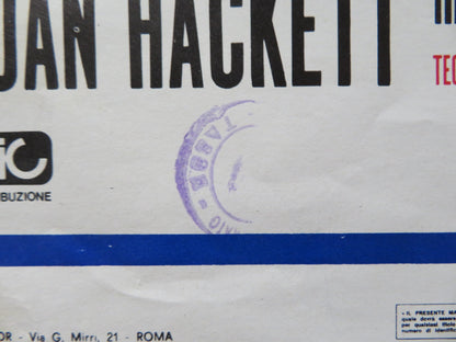 THE TERMINAL MAN ITALIAN LOCANDINA POSTER GEORGE SEGAL JOAN HACKETT 1975 Rendezvous Cinema Movie posters