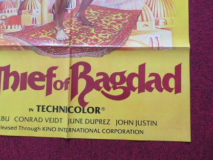 THE THIEF OF BAGDAD FOLDED US ONE SHEET POSTER SABU CONRAD VEIDT 1940 - Rendezvous Cinema