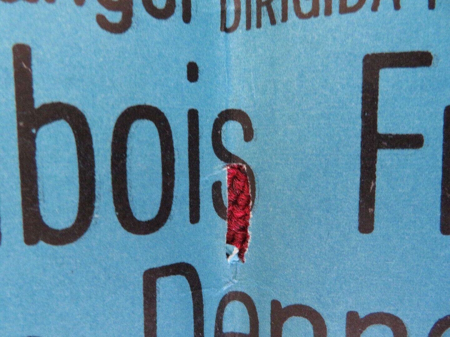 THE THIEF OF PARIS FOLDED ARGENTINA ONE SHEET POSTER JEAN PAUL BELMONDO 1967 Movie posters