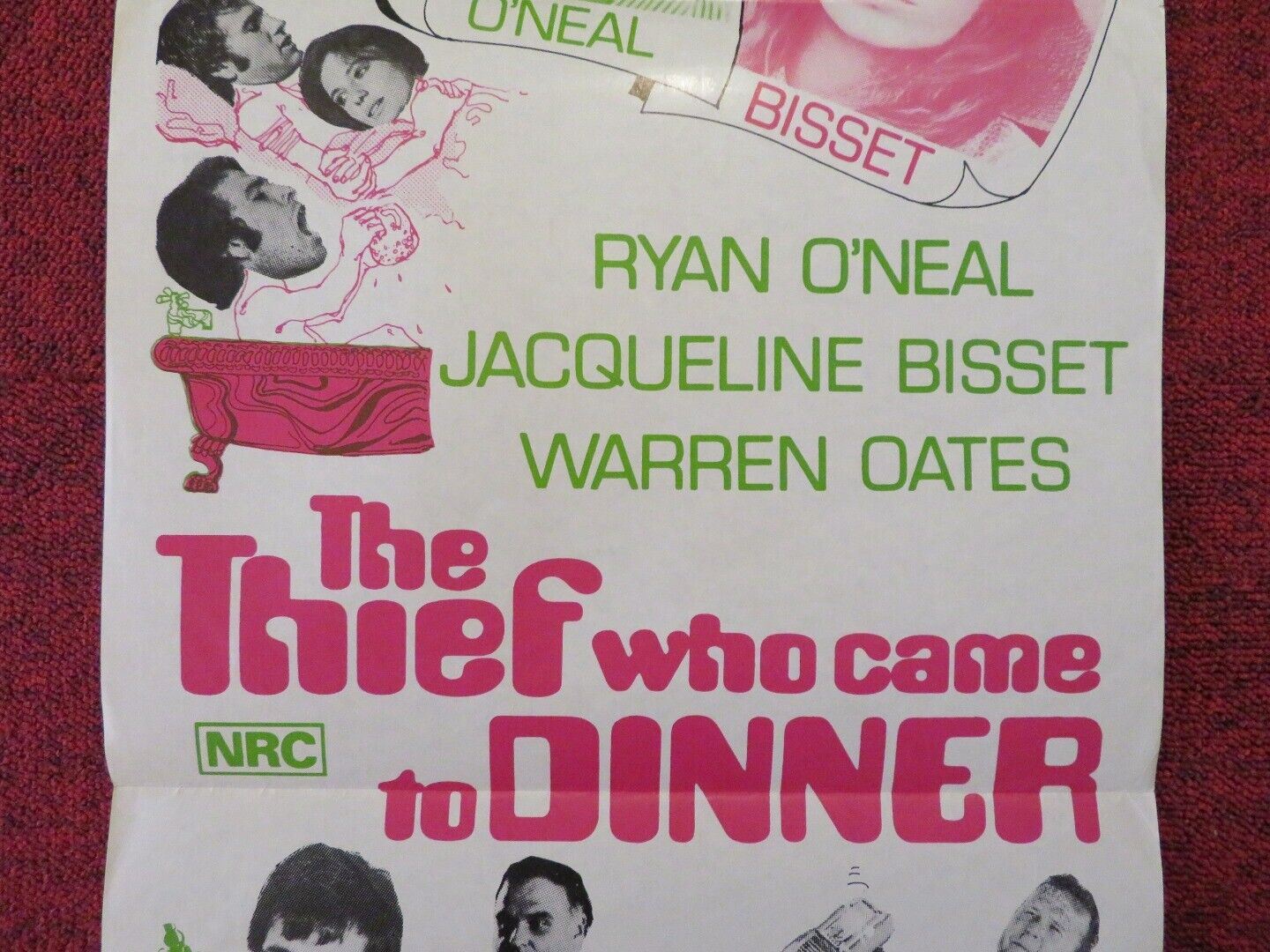 THE THIEF WHO CAME TO DINNER FOLDED AUSTRALIAN DAYBILL POSTER RYAN O'NEAL 1973 Movie posters
