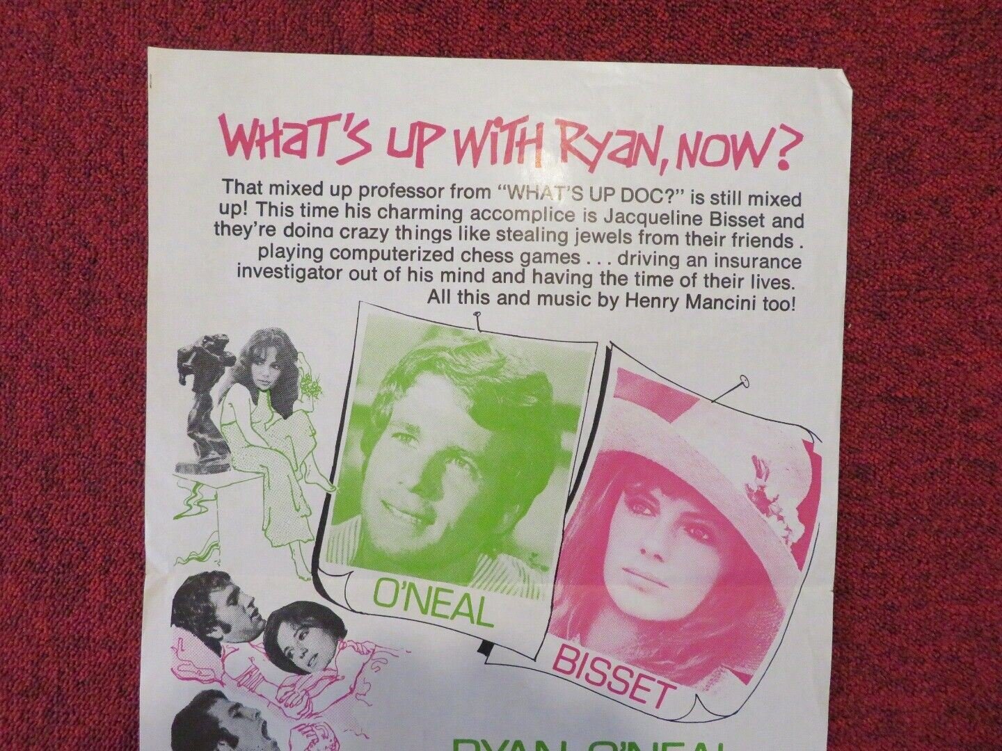 THE THIEF WHO CAME TO DINNER FOLDED AUSTRALIAN DAYBILL POSTER RYAN O'NEAL 1973 Movie posters