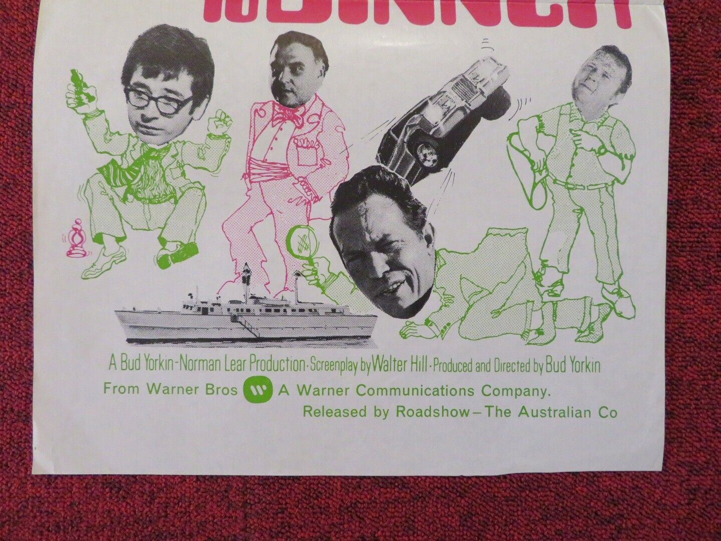 THE THIEF WHO CAME TO DINNER FOLDED AUSTRALIAN DAYBILL POSTER RYAN O'NEAL 1973 Movie posters