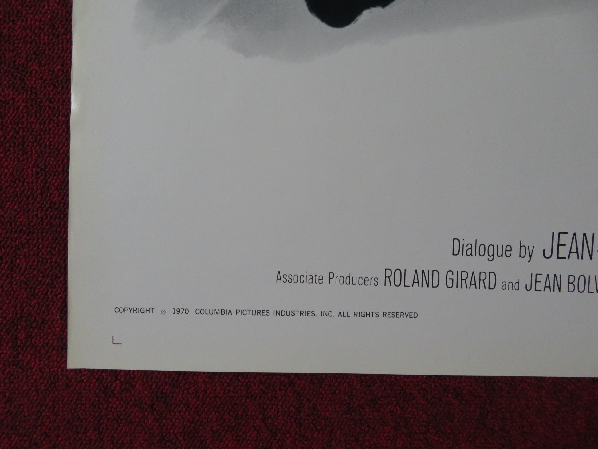 THE THINGS OF LIFE FOLDED US ONE SHEET POSTER ROMY SCHNEIDER M. PICCOLI 1970 Rendezvous Cinema Movie posters