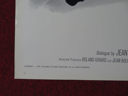 THE THINGS OF LIFE FOLDED US ONE SHEET POSTER ROMY SCHNEIDER M. PICCOLI 1970 Rendezvous Cinema Movie posters
