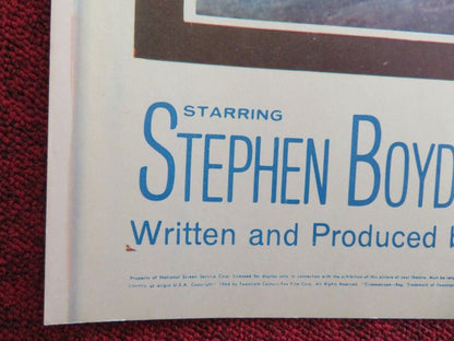 THE THIRD SECRET US HALF SHEET (22"x 28") POSTER STEPHEN BOYD 1964 Movie posters