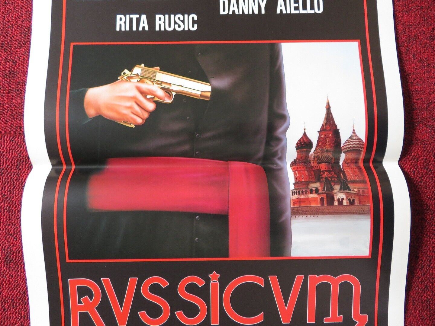 THE THIRD SOLUTION ITALIAN LOCANDINA (27.5"x13") POSTER TREAT WILLIAMS 1988 Movie posters