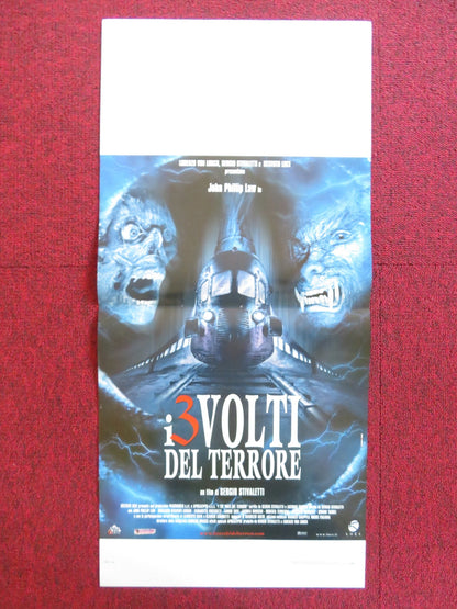 THE THREE FACES OF TERROR ITALIAN LOCANDINA POSTER SERGIO STIVALETTI 2004 Rendezvous Cinema Movie posters
