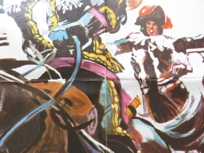 THE THREE MUSKETEERS UK QUAD POSTER FOLDED OLIVER REED RAQUEL WELCH 1973 Rendezvous Cinema Movie posters