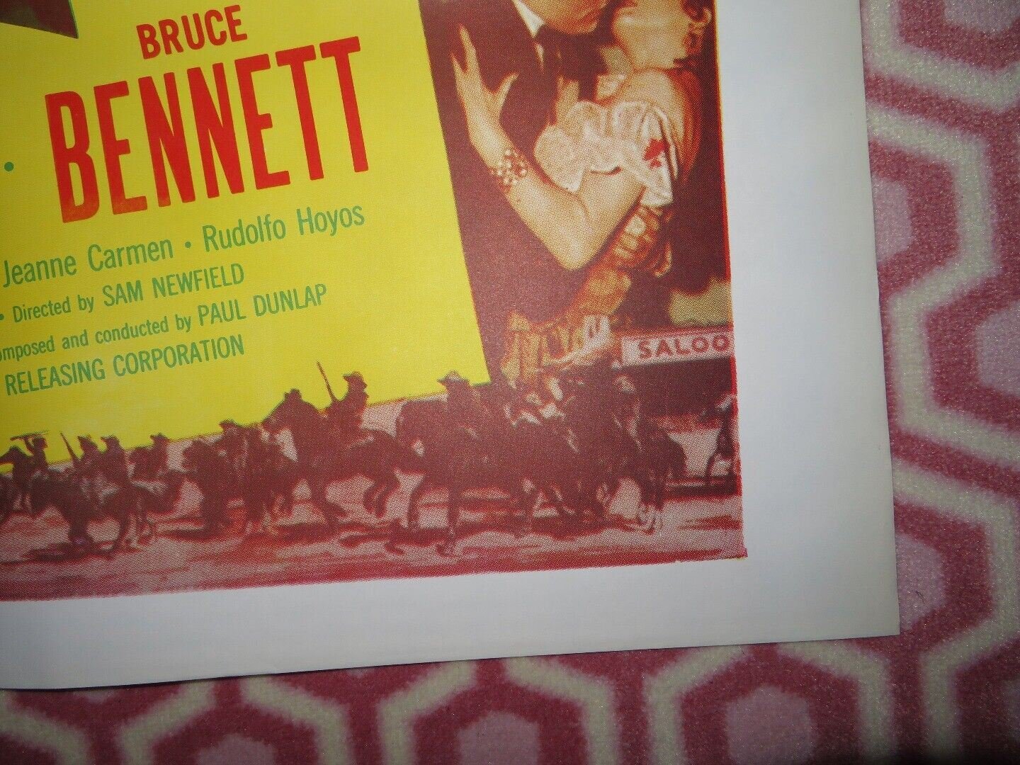 THE THREE OUTLAWS US ONE SHEET POSTER NEVILLE BRAND ALAN HALE 1956 Movie posters