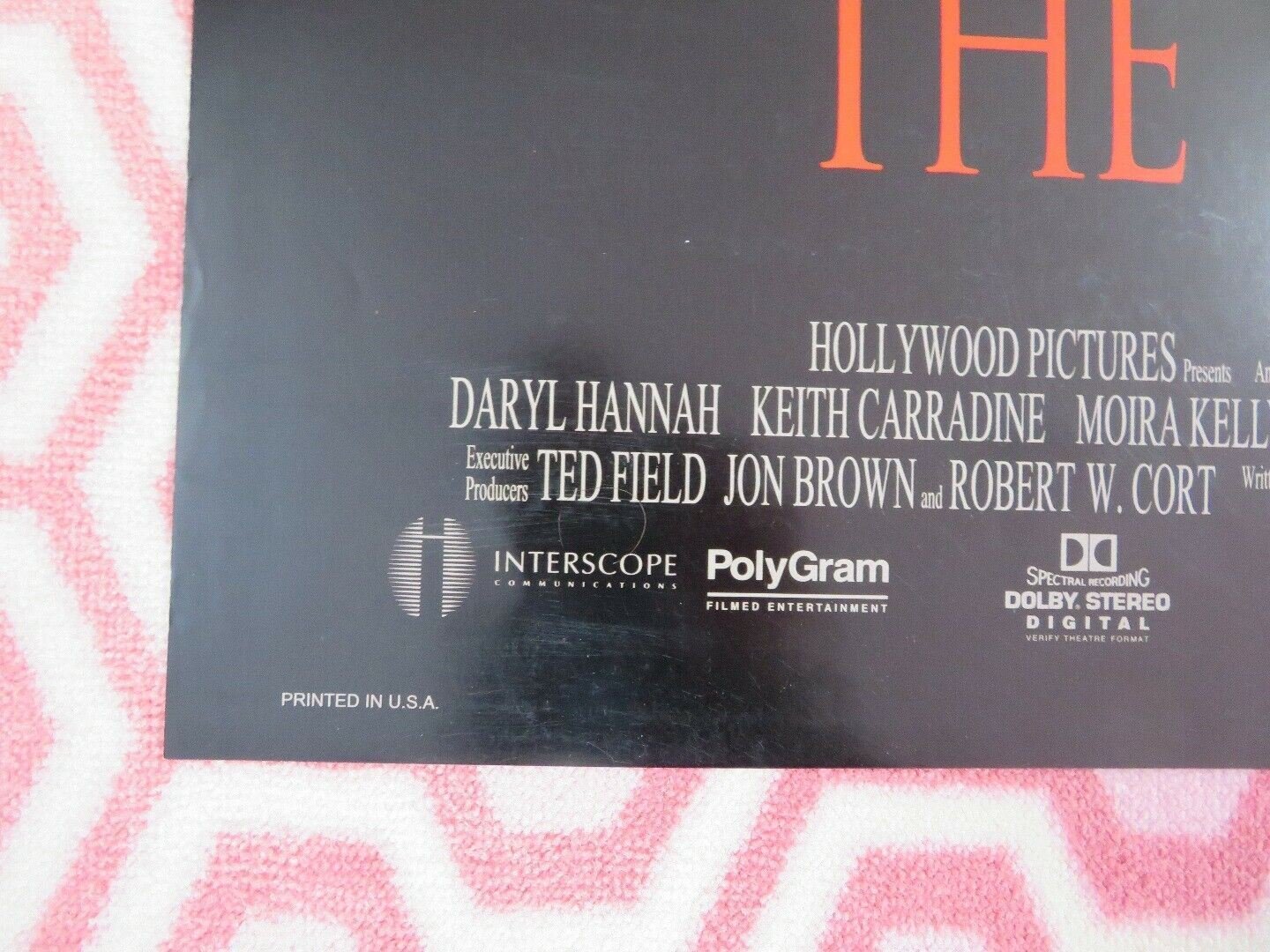THE TIE THAT BINDS US ONE SHEET (27" x 41") POSTER DARYL HAN NAH WESLEY STRICK Rendezvous Cinema Movie posters