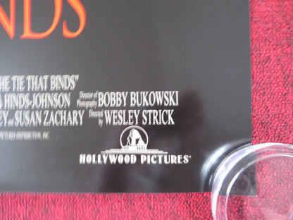 THE TIE THAT BINDS US ONE SHEET ROLLED POSTER DARYL HANNAH KEITH CARRADINE 1995 Rendezvous Cinema Movie posters