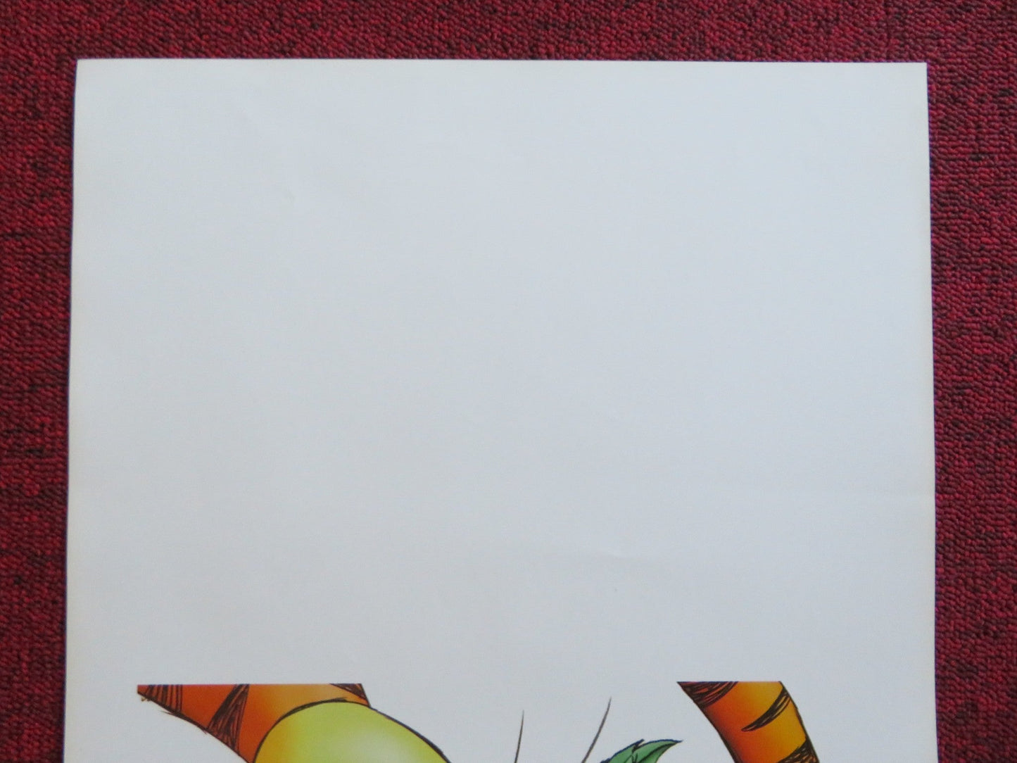 THE TIGGER MOVIE ITALIAN LOCANDINA POSTER JIM CUMMINGS NIKITA HOPKINS 2000 Rendezvous Cinema Movie posters