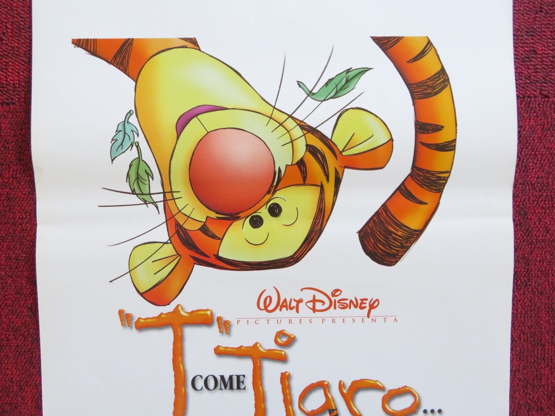 THE TIGGER MOVIE ITALIAN LOCANDINA POSTER JIM CUMMINGS NIKITA HOPKINS 2000 Rendezvous Cinema Movie posters