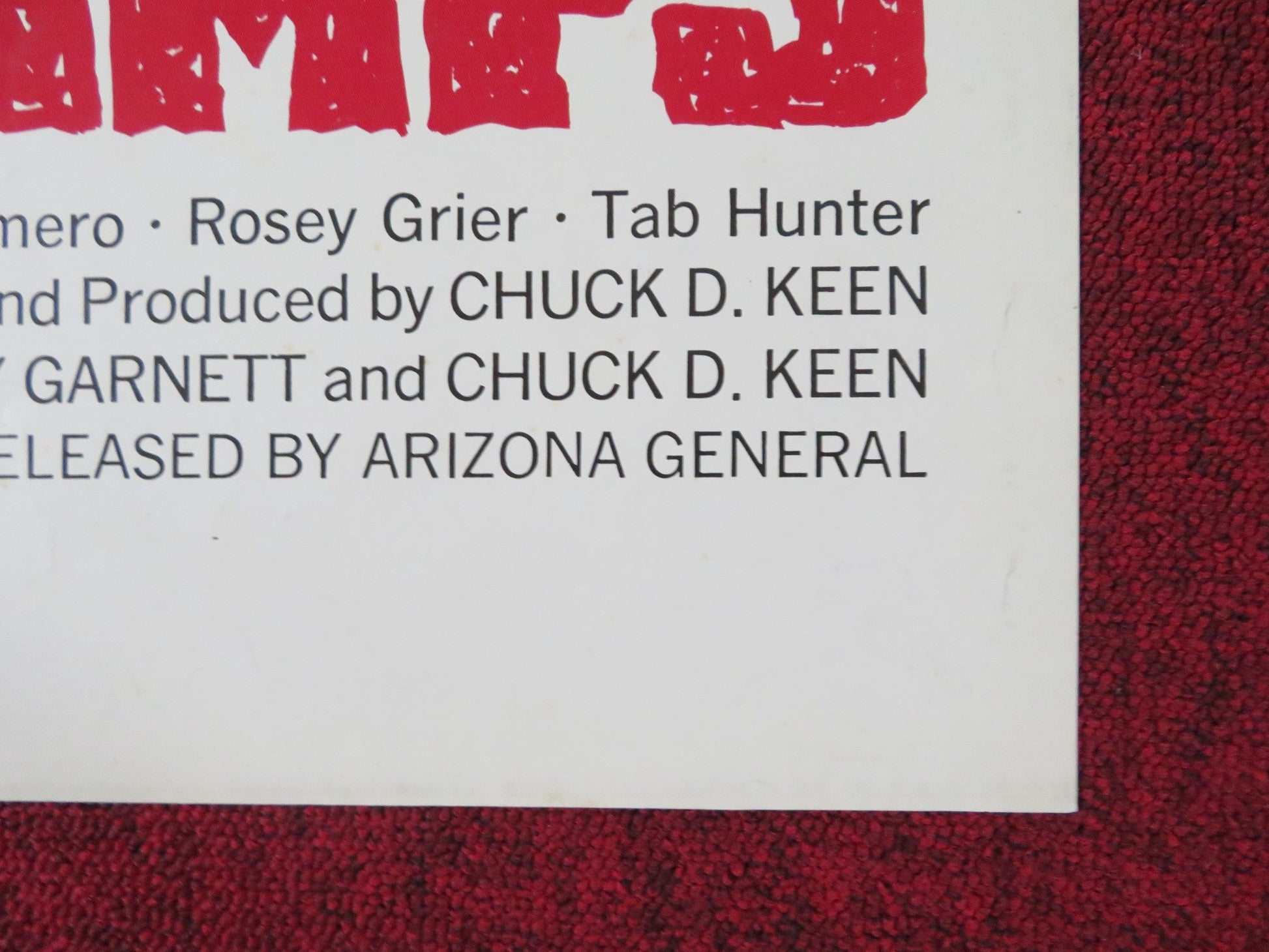 THE TIMBER TRAMPS FOLDED US ONE SHEET POSTER LEON AMES CLAUDE AKINS 1977 Rendezvous Cinema Movie posters