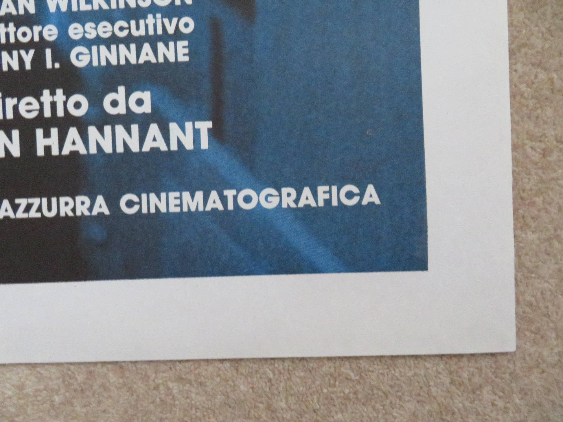 THE TIME GUARDIAN ITALIAN 2 FOGLIO POSTER CARRIE FISHER DEAN STOCKWELL 1987 Rendezvous Cinema Movie posters