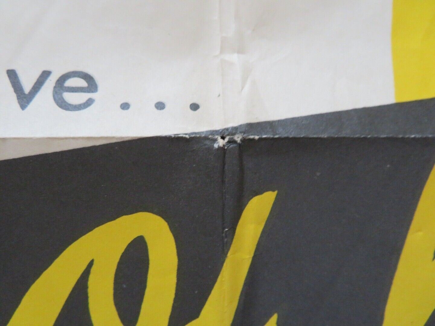 THE TIME OF YOUR LIFE FOLDED US ONE SHEET POSTER BRODERICK CRAWFRORD 1948 Movie posters