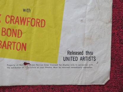 THE TIME OF YOUR LIFE FOLDED US ONE SHEET POSTER BRODERICK CRAWFRORD 1948 Movie posters