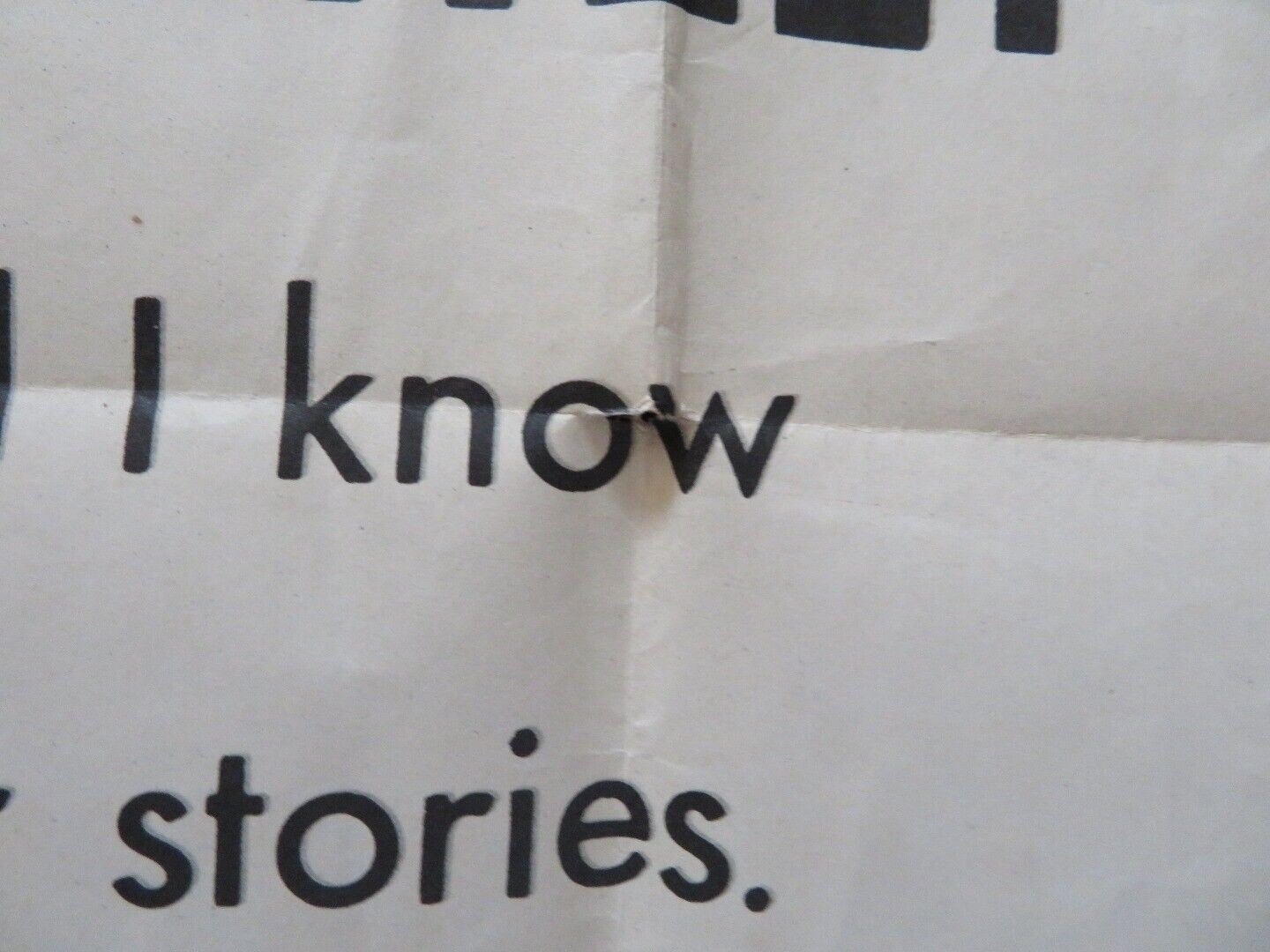 THE TIME OF YOUR LIFE FOLDED US ONE SHEET POSTER BRODERICK CRAWFRORD 1948 Movie posters