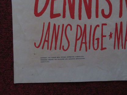 THE TIME THE PLACE AND THE GIRL FOLDED US ONE SHEET POSTER DENNIS MORGAN 1946 Movie posters