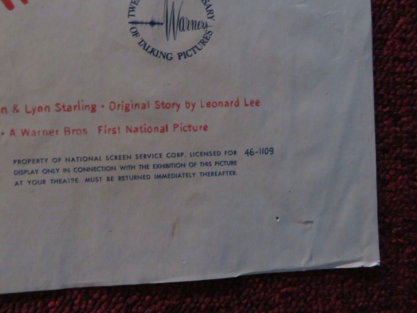 THE TIME THE PLACE AND THE GIRL FOLDED US ONE SHEET POSTER DENNIS MORGAN 1946 Movie posters