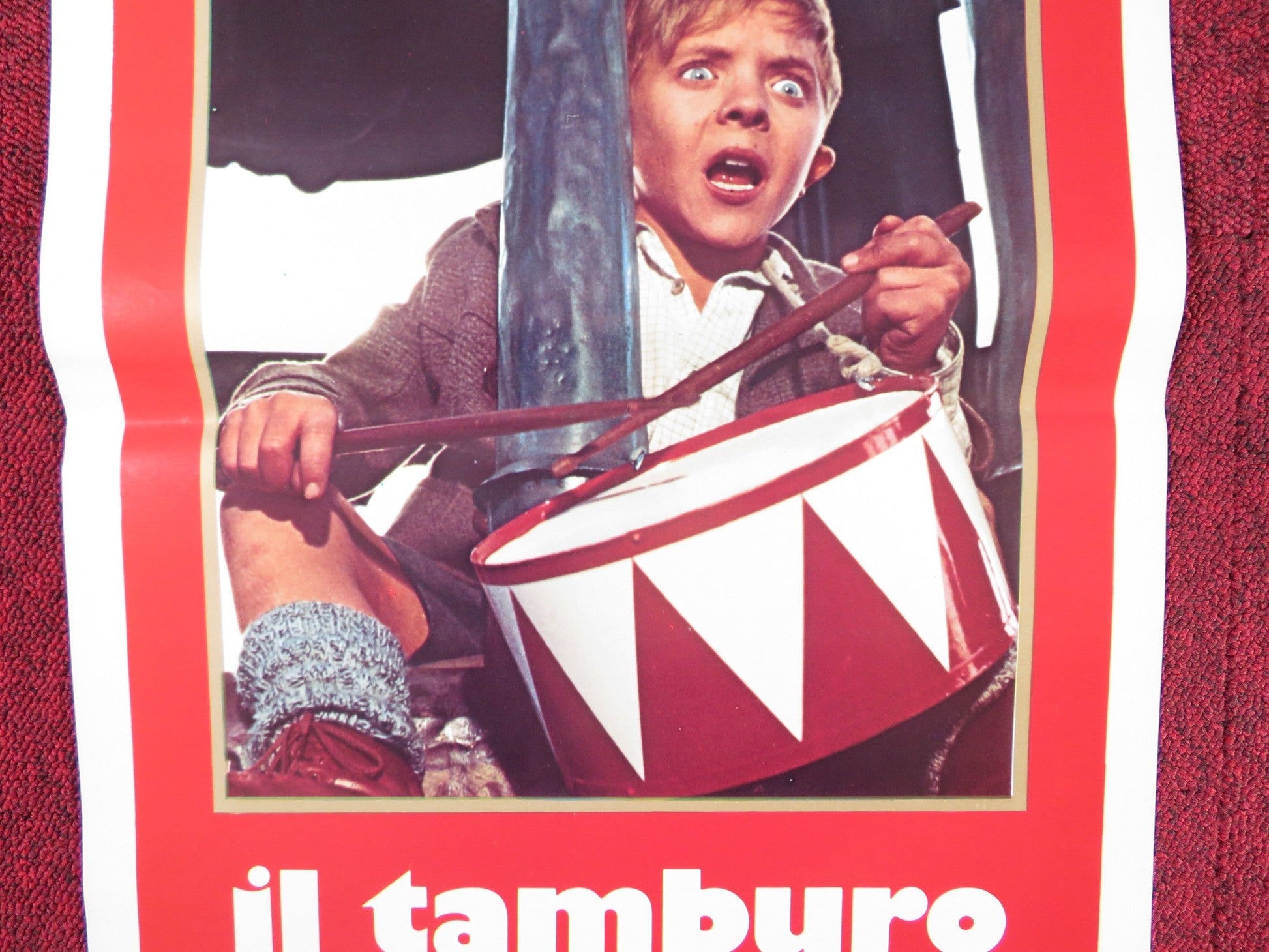 THE TIN DRUM ITALIAN LOCANDINA POSTER MARIO ADORF ANGELA WINKLER 1980 Rendezvous Cinema Movie posters