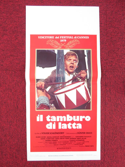 THE TIN DRUM ITALIAN LOCANDINA POSTER MARIO ADORF ANGELA WINKLER 1980 Rendezvous Cinema Movie posters