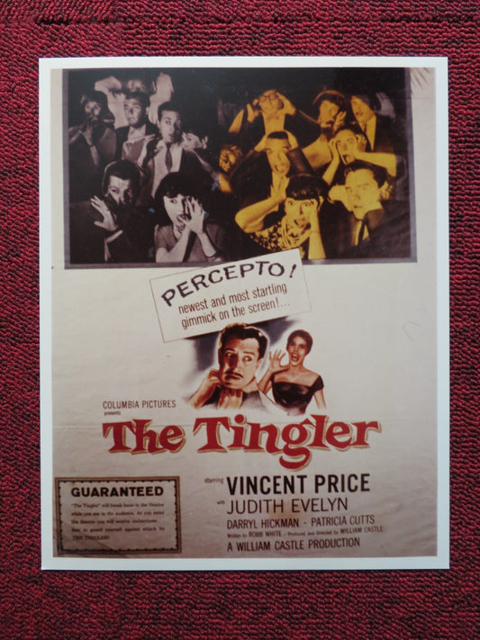 THE TINGLER DEALER PHOTO POSTER VINCENT PRICE JUDITH EVELYN 1959 Rendezvous Cinema Movie posters