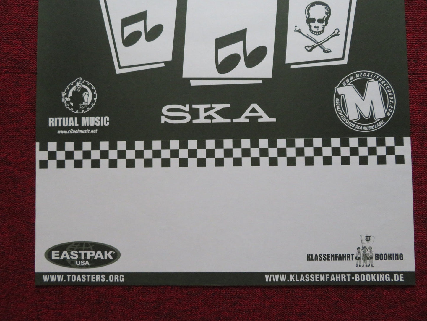 THE TOASTERS BAND POSTER GERMAN MUSIC POSTER 2000S Rendezvous Cinema Movie posters