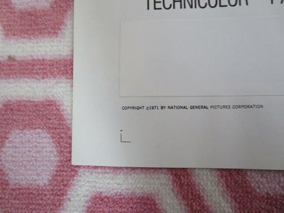 THE TODD KILLINGS US ONE SHEET POSTER FOLDED 1971 ROBERT LYONS TRUE Movie posters