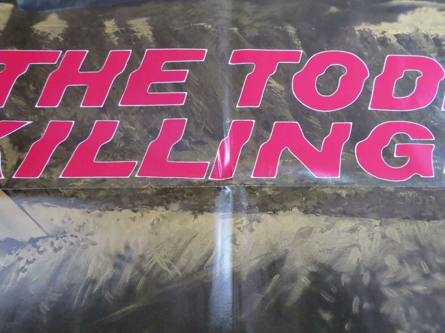 THE TODD KILLINGS US ONE SHEET POSTER FOLDED 1971 ROBERT LYONS TRUE Movie posters