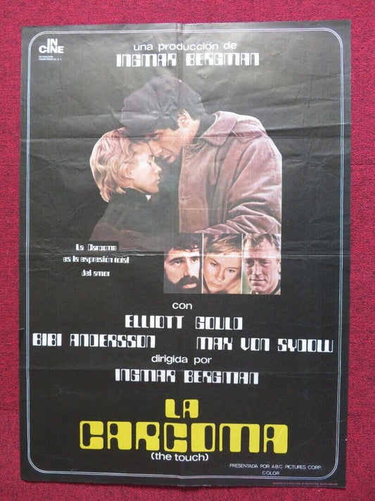 THE TOUCH SPANISH ROLLED POSTER ELLIOT GOULD MAX VON SYDOW 1971 Movie posters
