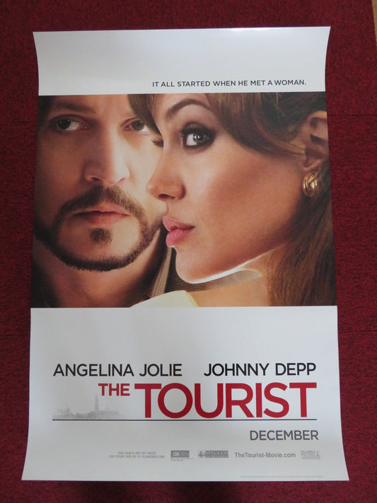 THE TOURIST US ONE SHEET ROLLED POSTER JOHNNY DEPP ANGELINA JOLIE 2010 Rendezvous Cinema Movie posters