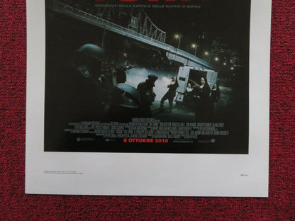 THE TOWN ITALIAN LOCANDINA POSTER BEN AFFLECK REBECCA HALL 2010 Rendezvous Cinema Movie posters