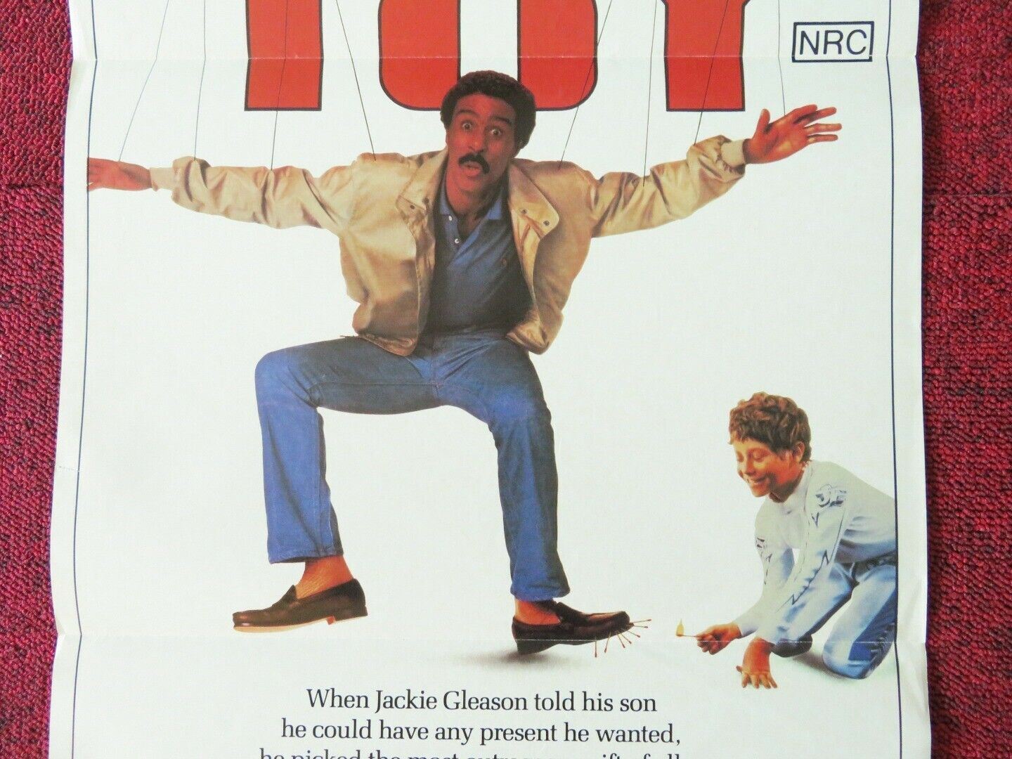 THE TOY FOLDED AUSTRALIAN DAYBILL POSTER RICHARD DONNER RICHARD PRYOR 1982 - Rendezvous Cinema