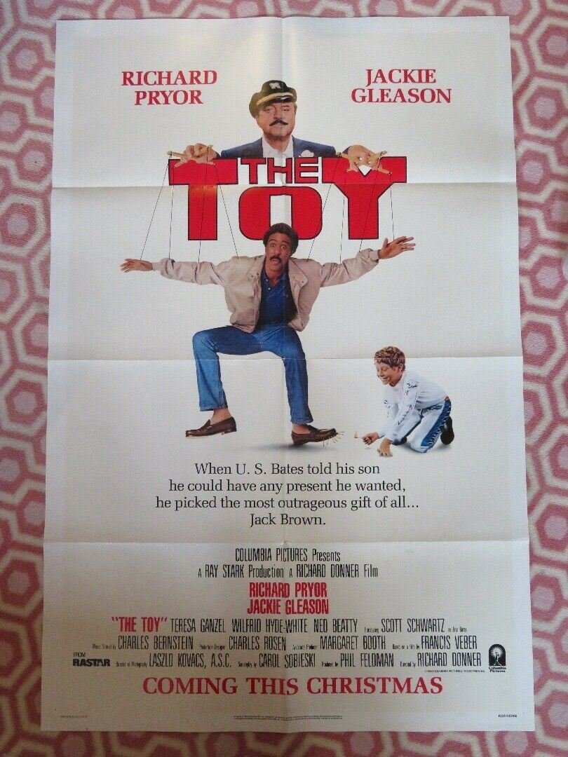 THE TOY FOLDED US ONE SHEET POSTER JACKIE GLEASON R.PRYOR 1982 Movie posters