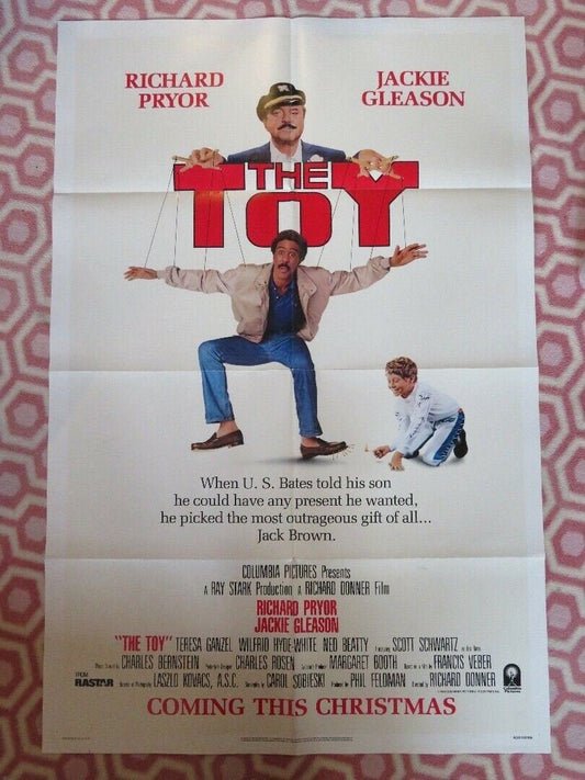THE TOY FOLDED US ONE SHEET POSTER JACKIE GLEASON R.PRYOR 1982 Movie posters