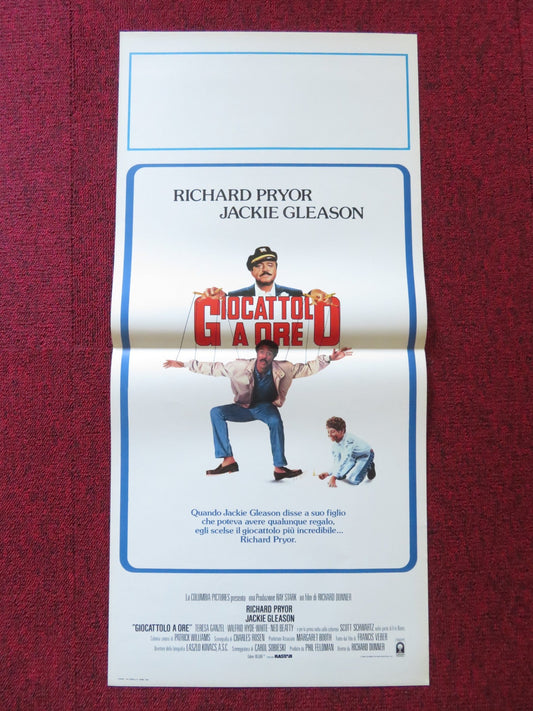 THE TOY ITALIAN LOCANDINA POSTER RICHARD PRYOR JACKIE GLEASON 1982 Rendezvous Cinema Movie posters