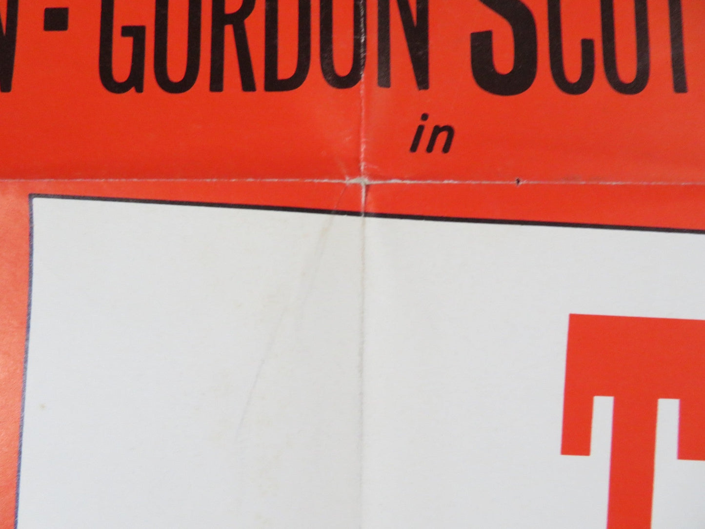 THE TRAMPLERS FOLDED US ONE SHEET POSTER GORDON SCOTT JOSEPH COTTEN 1966 Rendezvous Cinema Movie posters