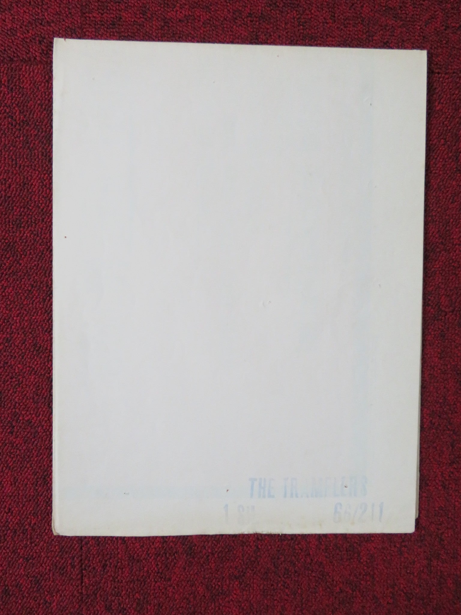 THE TRAMPLERS FOLDED US ONE SHEET POSTER GORDON SCOTT JOSEPH COTTEN 1966 Rendezvous Cinema Movie posters
