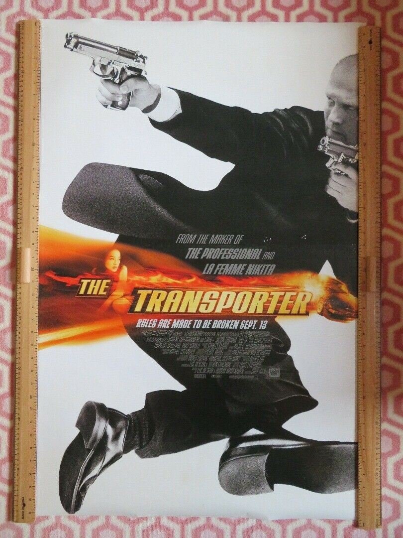 THE TRANSPORTER VERSION A US ROLLED POSTER JASON STATHAM 2002 Movie posters