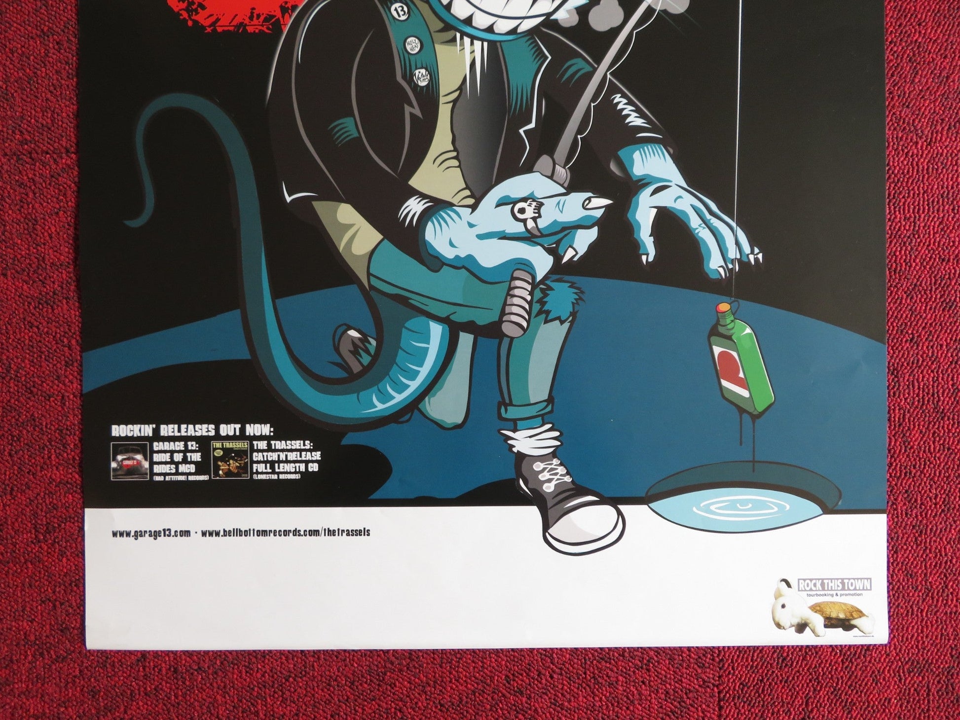 THE TRASSELS / GARAGE 13 GERMAN MUSIC PROMO POSTER TOUR POSTER 2005 Rendezvous Cinema Movie posters