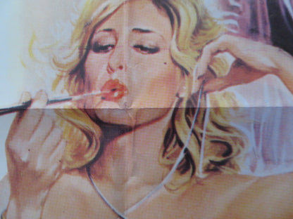 THE TRAVELING COMPANION FOLDED SPANISH POSTER ANNA MARIA RIZZOLI 1980 Rendezvous Cinema Movie posters