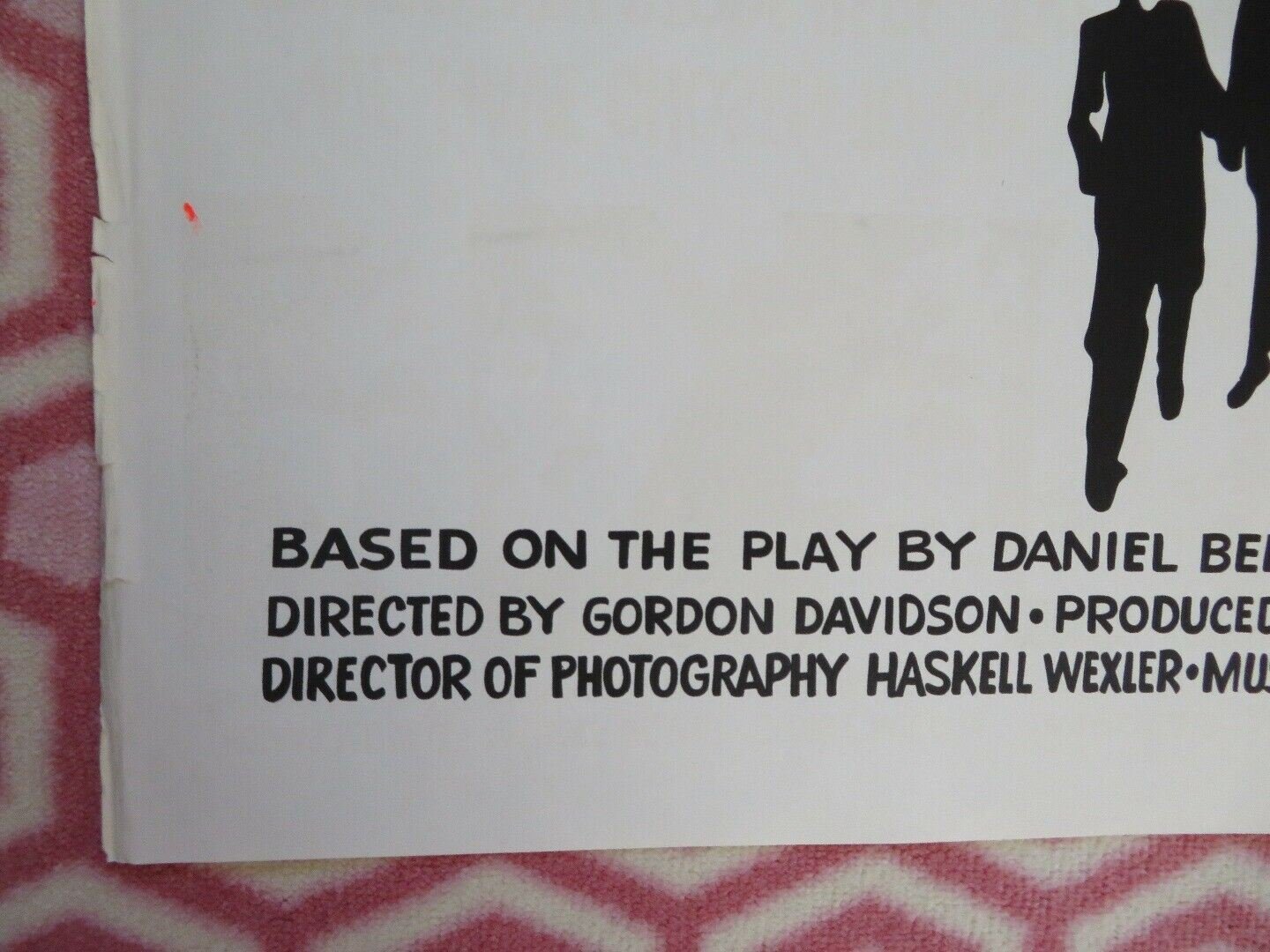 THE TRIAL OF THE CATONSVILLE NINE FOLDED US ONE SHEET POSTER GORDON DAVIDSON '72 - Rendezvous Cinema