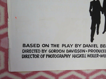 THE TRIAL OF THE CATONSVILLE NINE FOLDED US ONE SHEET POSTER GORDON DAVIDSON '72 - Rendezvous Cinema