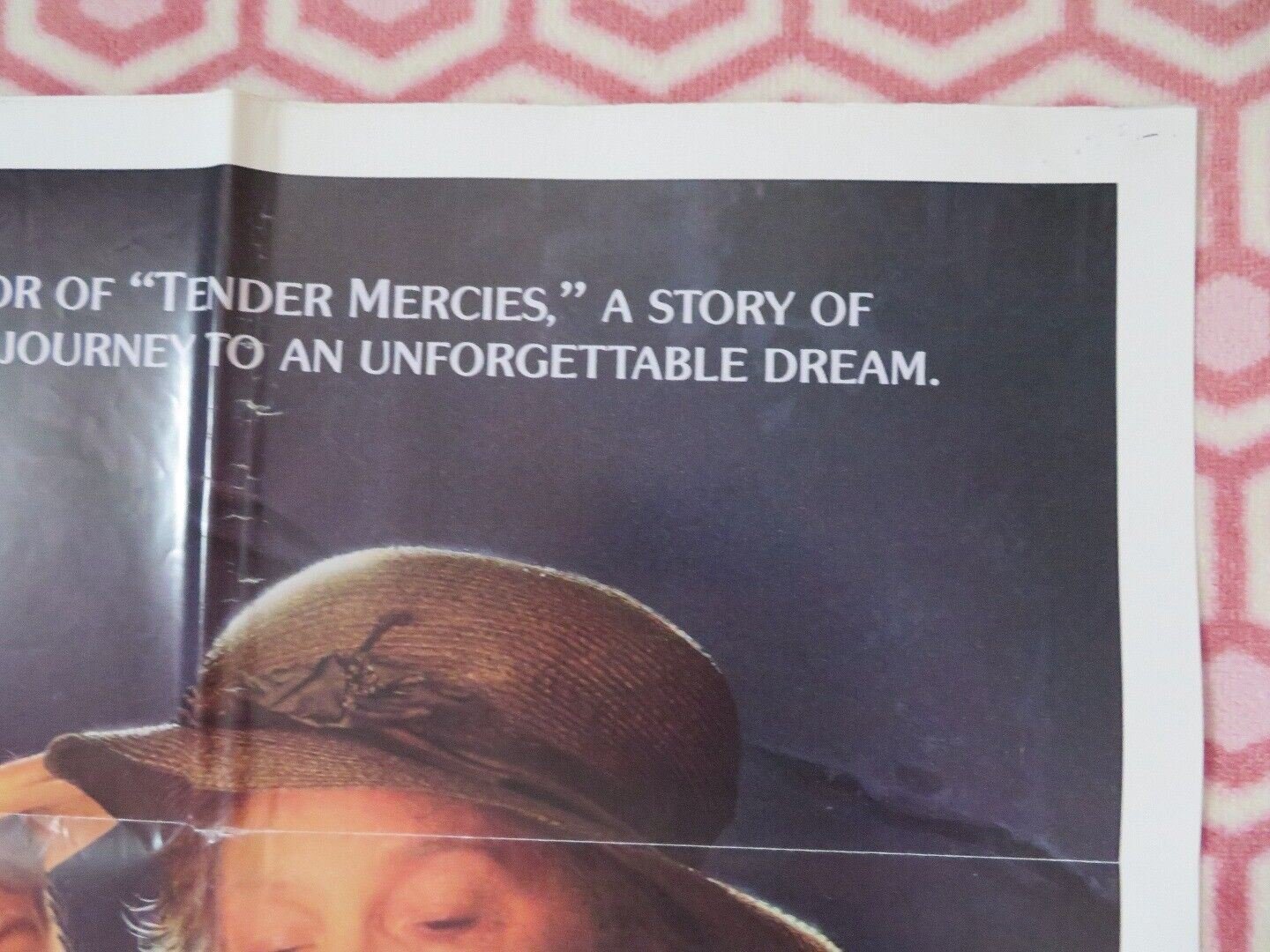 THE TRIP TO BOUNTIFUL FOLDED US ONE SHEET POSTER GERALDINE PAGE JOHN HEARD 1985 Movie posters