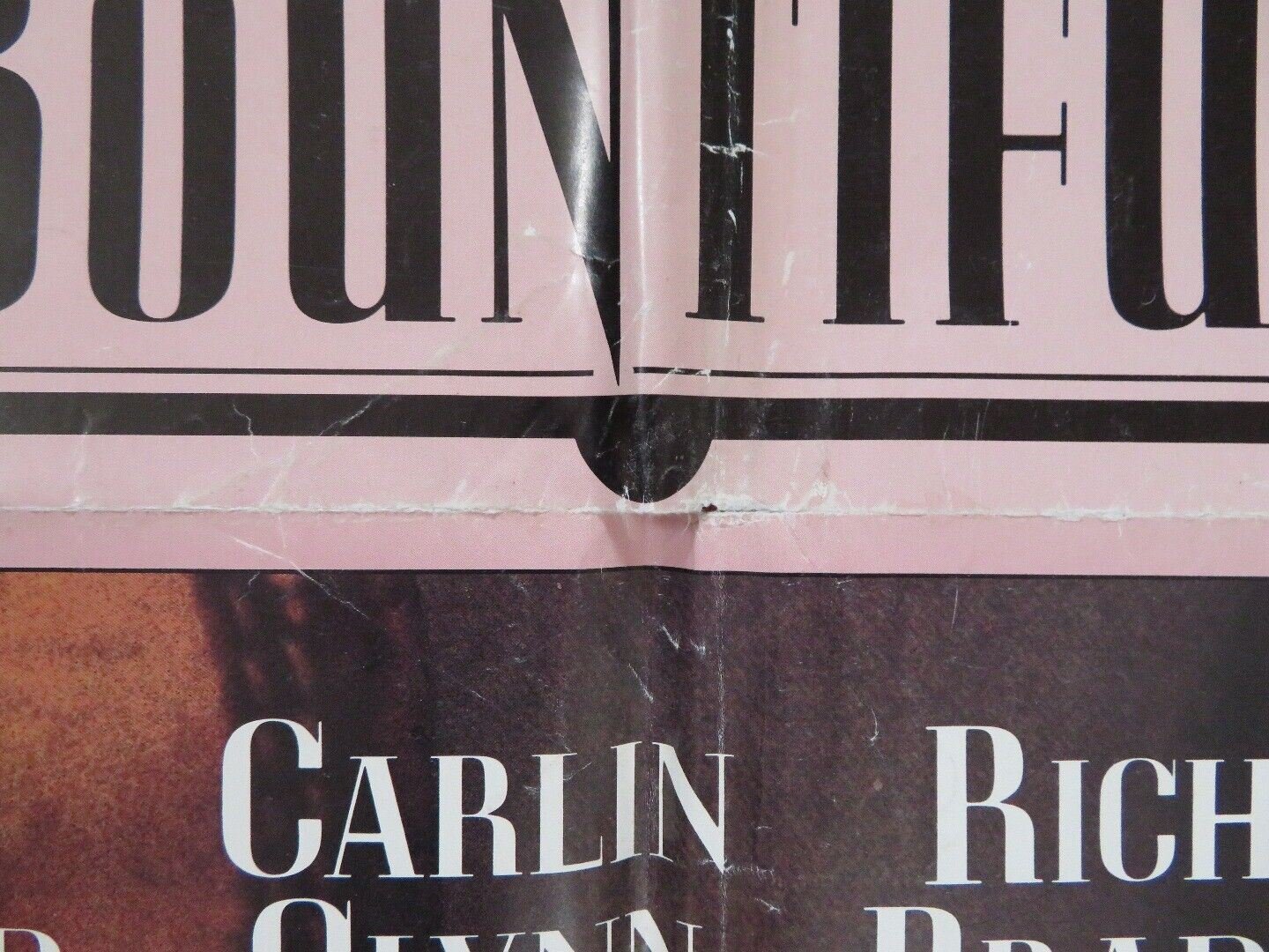 THE TRIP TO BOUNTIFUL FOLDED US ONE SHEET POSTER GERALDINE PAGE JOHN HEARD 1985 Movie posters