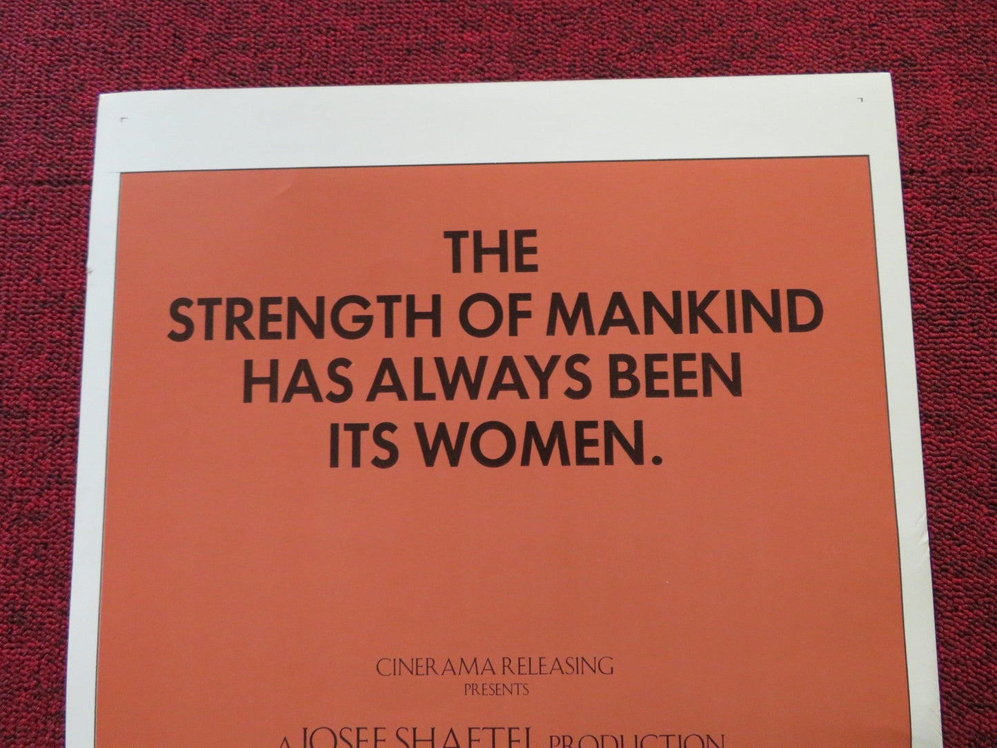THE TROJAN WOMEN US INSERT (14"x 36") POSTER KATHERINE HEPBURN V. REDGRAVE 1971 Rendezvous Cinema Movie posters