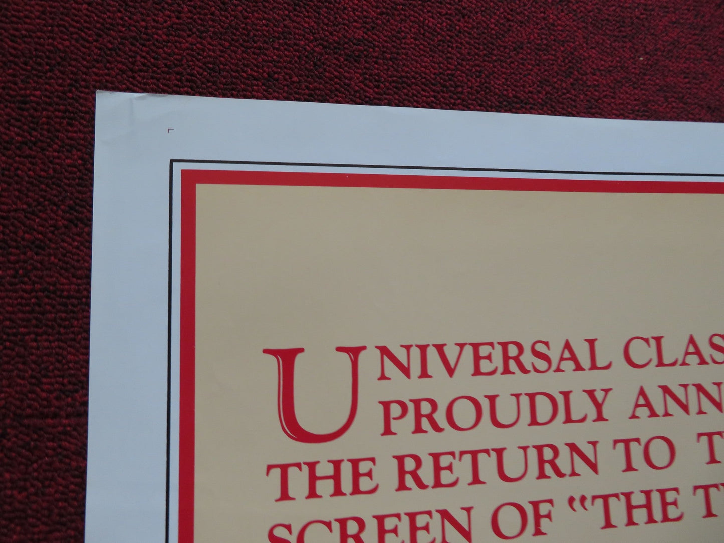 THE TROUBLE WITH HARRY FOLDED US ONE SHEET POSTER ALFRED HITCHCOCK 1983 Rendezvous Cinema Movie posters