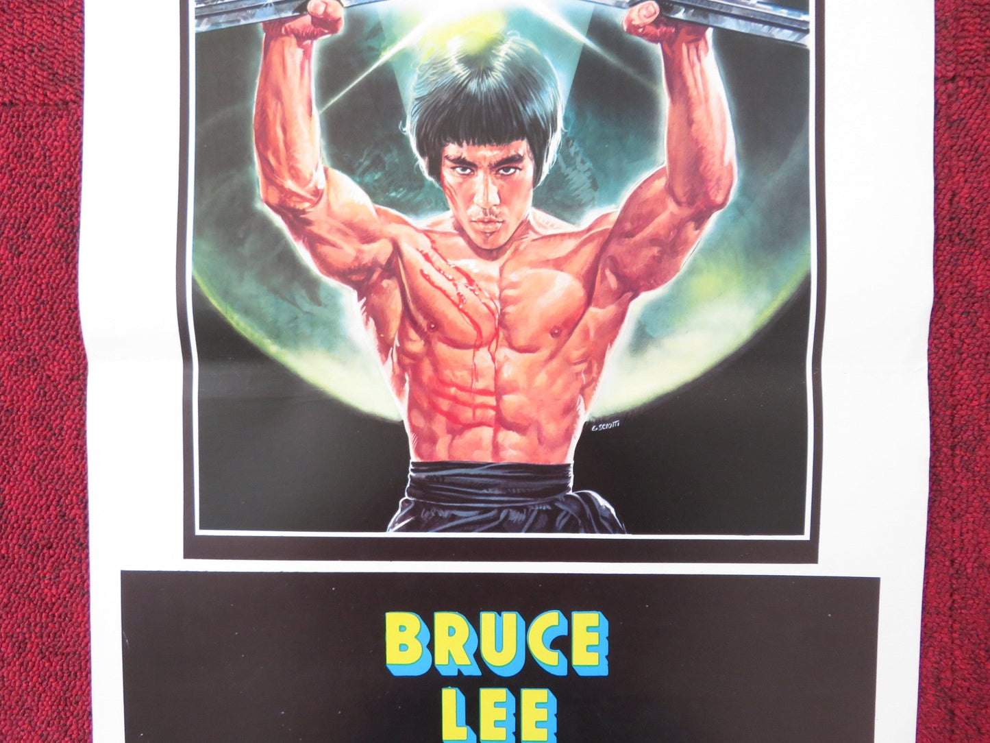 THE TRUE GAME OF DEATH ITALIAN LOCANDINA POSTER BRUCE LEE TIEN - HSIANG LUNG 1980 Rendezvous Cinema Movie posters